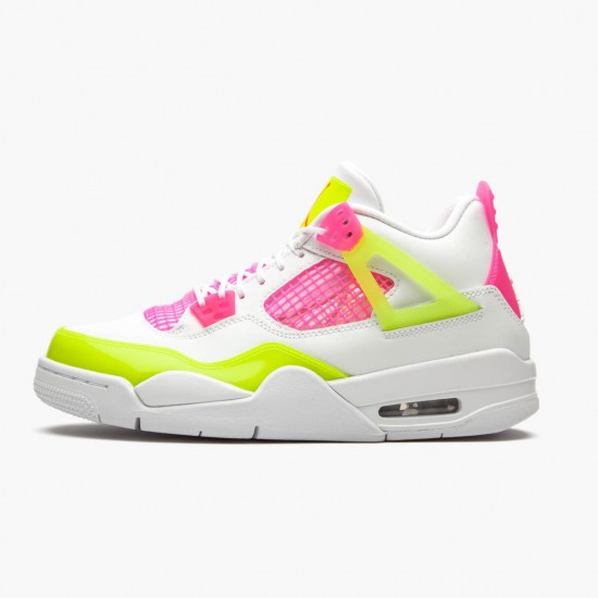 Kicksonfire Jordan 4 Retro White Lemon Pink White/Lemon Venom/Pink Blast CV7808-100