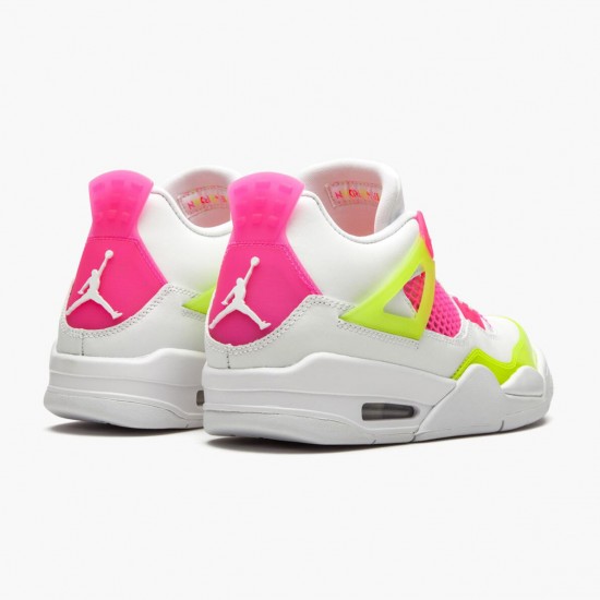 Kicksonfire Jordan 4 Retro White Lemon Pink White/Lemon Venom/Pink Blast CV7808-100