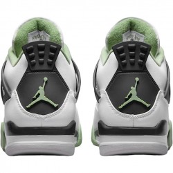 Kicksonfire Jordan 4 Retro White Oil Green Dark Ash White/Seafoam/Dark Ash/Neutral Grey AQ9129-103