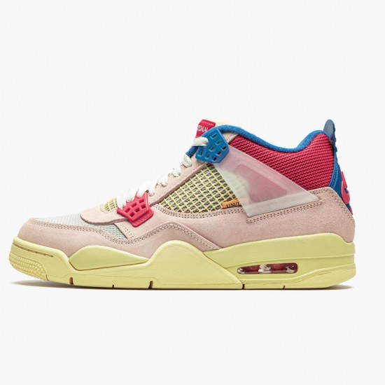 Kicksonfire Union LA x Air Jordan 4 Retro Off Noir Guava Ice/Light Bone Brigade B  DC9533-800