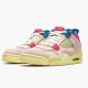 Kicksonfire Union LA x Air Jordan 4 Retro Off Noir Guava Ice/Light Bone Brigade B  DC9533-800