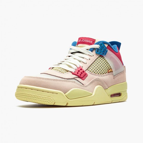 Kicksonfire Union LA x Air Jordan 4 Retro Off Noir Guava Ice/Light Bone Brigade B  DC9533-800