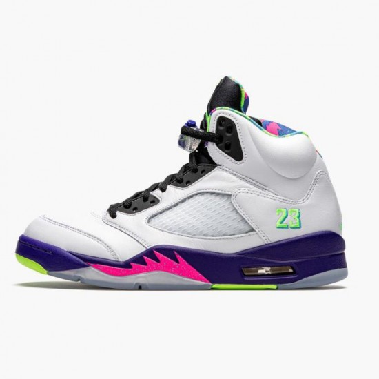 Kicksonfire Jordan 5 Retro Alternate Bel Air White/Court Purple-Racer Pink-Ghost Green DB3335-100