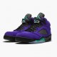 Kicksonfire Jordan 5 Retro Alternate Grape Grape Ice/Black Clear New Emer 136027-500