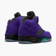 Kicksonfire Jordan 5 Retro Alternate Grape Grape Ice/Black Clear New Emer 136027-500