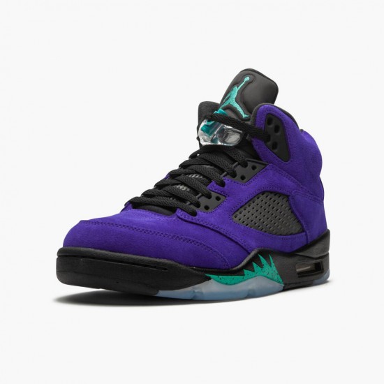 Kicksonfire Jordan 5 Retro Alternate Grape Grape Ice/Black Clear New Emer 136027-500