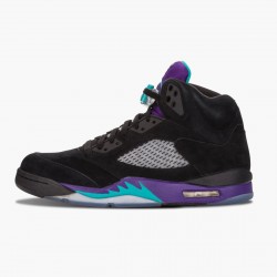 Kicksonfire Jordan 5 Retro Black Grape Black/New Emerald Grape Ice  136027-007