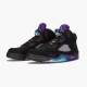 Kicksonfire Jordan 5 Retro Black Grape Black/New Emerald Grape Ice  136027-007