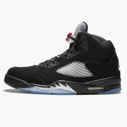 Kicksonfire Jordan 5 Retro Black Metallic Black/Metallic Silver  845035-003