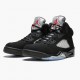 Kicksonfire Jordan 5 Retro Black Metallic Black/Metallic Silver  845035-003