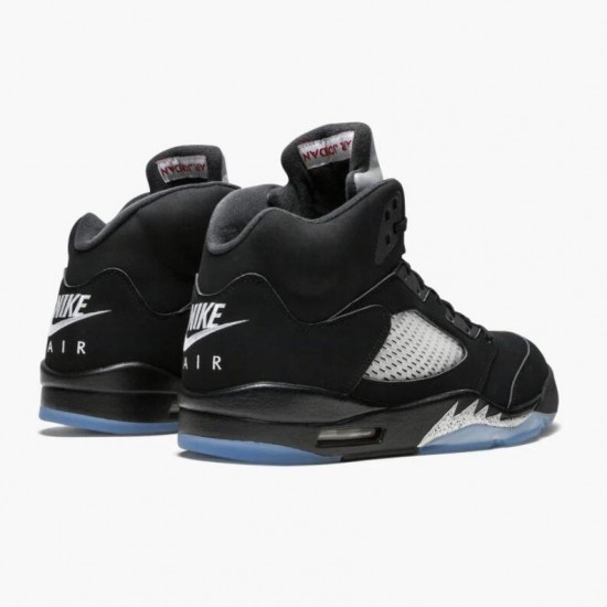 Kicksonfire Jordan 5 Retro Black Metallic Black/Metallic Silver  845035-003