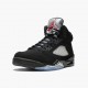 Kicksonfire Jordan 5 Retro Black Metallic Black/Metallic Silver  845035-003