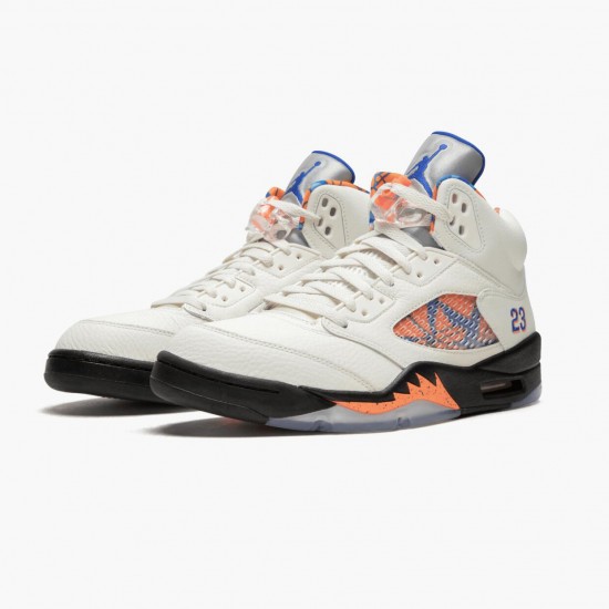 Kicksonfire Jordan 5 Retro International Flight Sail/Racer Blue-Cone Black  136027-148