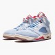 Kicksonfire Jordan 5 Retro Trophy Room Ice Blue Ice Blue/University Red Sail M  CI1899-400