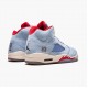 Kicksonfire Jordan 5 Retro Trophy Room Ice Blue Ice Blue/University Red Sail M  CI1899-400