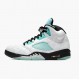 Kicksonfire Jordan Retro 5 Island Green White/Black/White/Island Green  CN2932-100