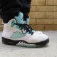 Kicksonfire Jordan Retro 5 Island Green White/Black/White/Island Green  CN2932-100