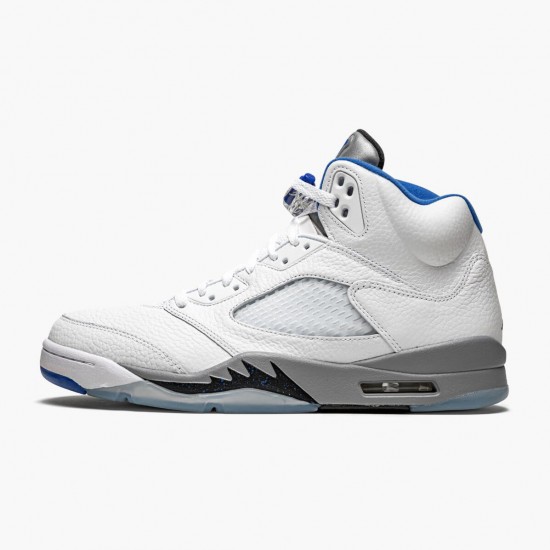 Kicksonfire Jordan 5 Retro White Stealth White/Stealth Black/Hyper Roya DD0587-140