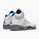 Kicksonfire Jordan 5 Retro White Stealth White/Stealth Black/Hyper Roya DD0587-140