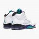 Kicksonfire Jordan 5 Retro Grape  White/New Emerald Grp Ice Blk 136027-108