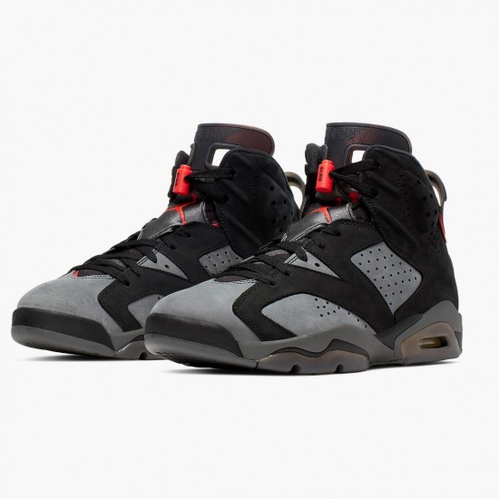 Kicksonfire Jordan 6 Retro PSG Paris Saint Germain Iron Grey/Infrared 23 Black/Black CK1229-001