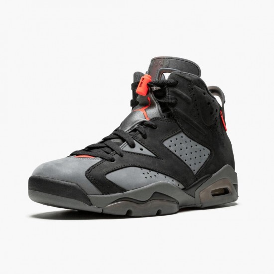 Kicksonfire Jordan 6 Retro PSG Paris Saint Germain Iron Grey/Infrared 23 Black/Black CK1229-001