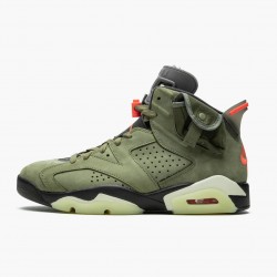 Kicksonfire Travis Scott x Air Jordan 6 Retro Olive Medium Olive/Black Sail/Univer Black CN1084-200