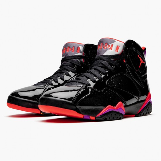 Kicksonfire Jordan 7 Retro Black Patent Black/Anthracite Smoke Grey Br  313358-006