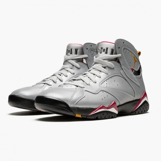 Kicksonfire Jordan 7 Retro Reflections of A Champion Reflect Silver/Cardinal Red Bl  BV6281-006