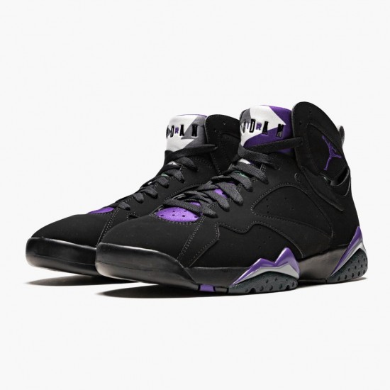 Kicksonfire Jordan 7 Retro Ray Allen Black Fierce Purpler Dark Stee  Black/Fierce Purple-Dark Grey Steel 304775-053