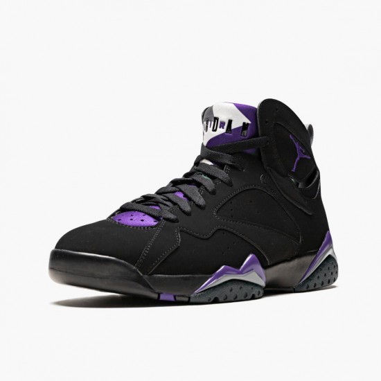 Kicksonfire Jordan 7 Retro Ray Allen Black Fierce Purpler Dark Stee  Black/Fierce Purple-Dark Grey Steel 304775-053