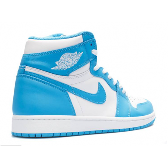 Kicksonfire Air Jordan 1 High UNC' Blue Blue 555088 117