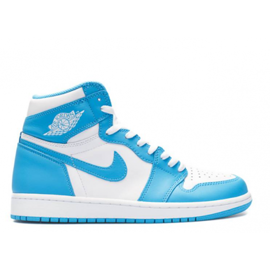 Kicksonfire Air Jordan 1 High UNC' Blue Blue 555088 117