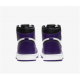 Kicksonfire Air Jordan 1 High Court Purple Purple 555088 500