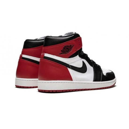 Kicksonfire Air Jordan 1 High OG “Black Toe WHITE 555088 125