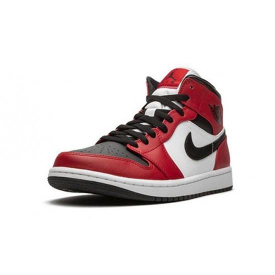 Kicksonfire Air Jordan 1 Mid Chicago Black Toe BLACK 554724 069