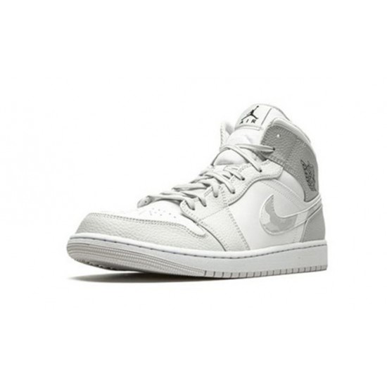 Kicksonfire Air Jordan 1 Mid WHITE/PHOTON DUST-GREY FOG WHITE DC9035 100