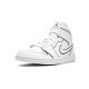 Kicksonfire Air Jordan 1 Mid Iridescent Reflective White White CK6587 100