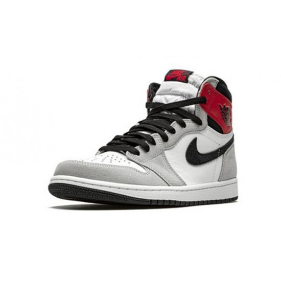 Kicksonfire Air Jordan 1 High Light Smoke Grey WHITE 555088 126