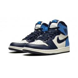 Kicksonfire Air Jordan 1 High OG “Obsidian/University Blue SAIL 555088 140