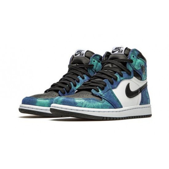 Kicksonfire Air Jordan 1 High Tie-Dye WHITE CD0461 100