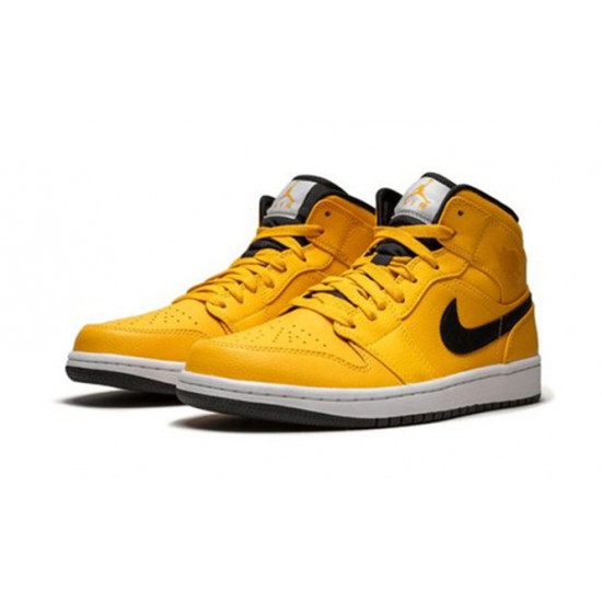 Kicksonfire Air Jordan 1 Mid Taxi Yellow UNIVERSITY GOLD UNIVERSITY GOLD 554724 700