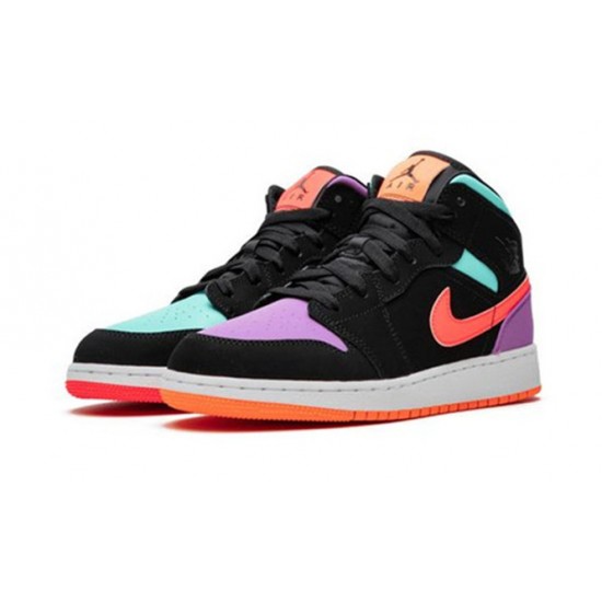 Kicksonfire Air Jordan 1 Mid Candy Black 554725 083