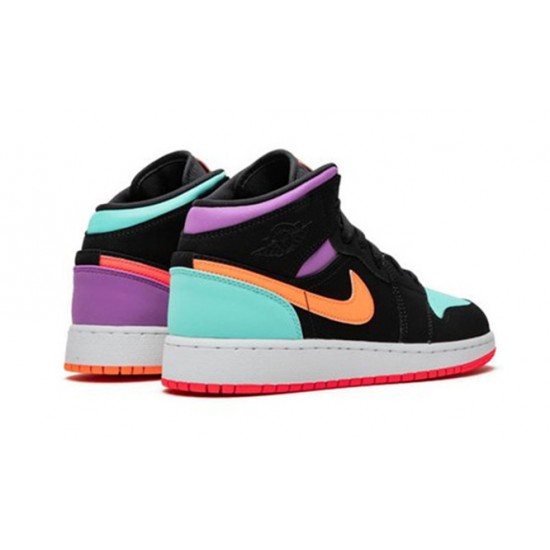 Kicksonfire Air Jordan 1 Mid Candy Black 554725 083