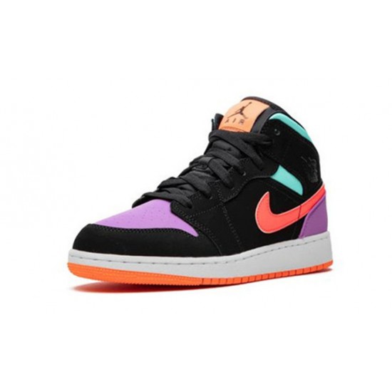 Kicksonfire Air Jordan 1 Mid Candy Black 554725 083