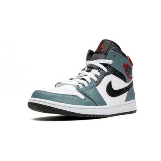 Kicksonfire Air Jordan 1 Mid Facetasm &Fearless WHITE CU2802 100