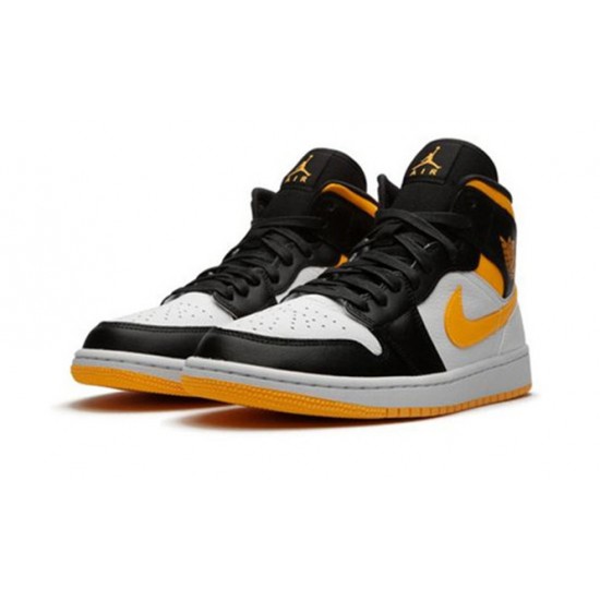 Kicksonfire Air Jordan 1 Mid SE “Laser Orange/Black” WHITE CV5276 107