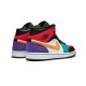 Kicksonfire Air Jordan 1 Mid “Multicolor” WHITE WHITE 554724 125