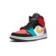 Kicksonfire Air Jordan 1 Mid “Multicolor” WHITE WHITE 554724 125