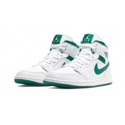 Kicksonfire Air Jordan 1 Mid White Mystic Green WHITE WHITE CD6759 103